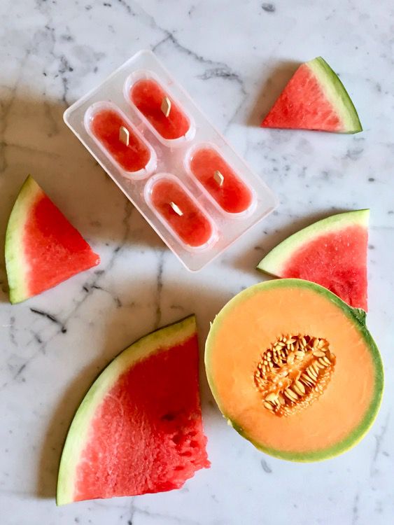 Ghiaccioli di frutta: melone e anguria