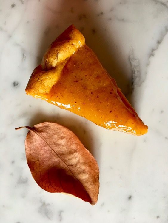 Spiced Persimmon Cake with Fruit Sauce