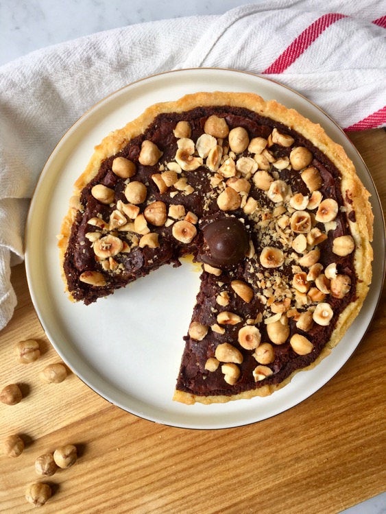 Hazelnut And Chocolate Tart Inspired By A Famous Praline