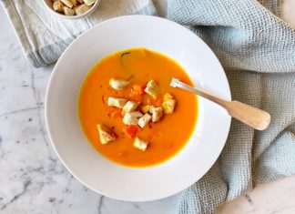 Zuppa di carote allo zafferano
