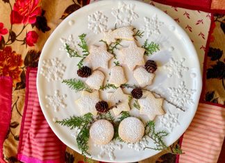 Santa Lucia cookies with Ovis Mollis shortcrust pastry