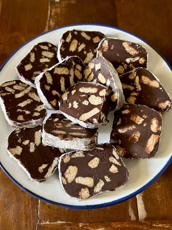 Chocolate salami (without eggs)